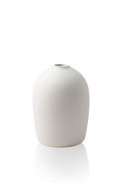 RAW ceramic vase small - white