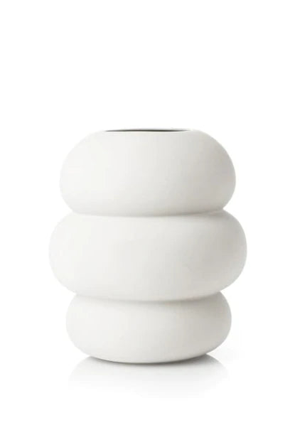 SOFT SHAPE ceramic vase - white